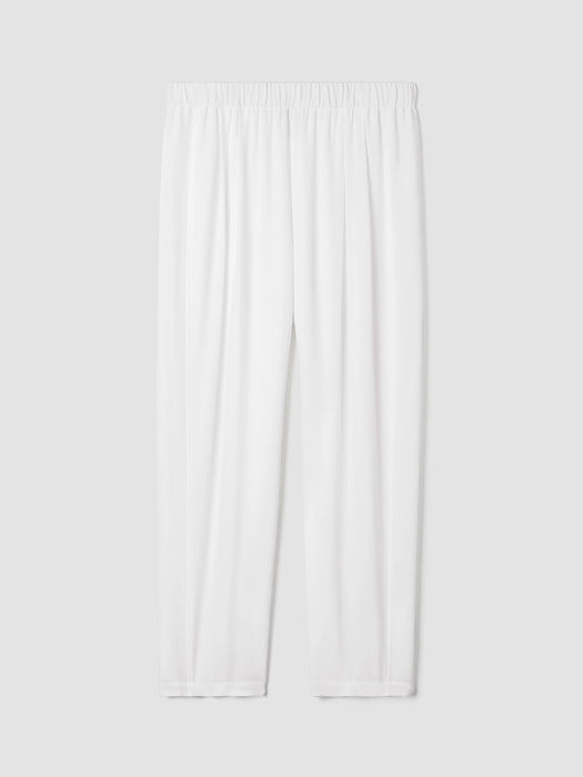 Silk Georgette Crepe Lantern Pant