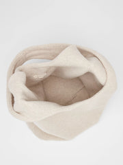 Boucle Wool Knit Shopper Tote