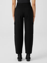 Washable Flex Ponte Cargo Lantern Pant