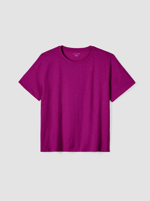 Organic Cotton Slubby Jersey Tee