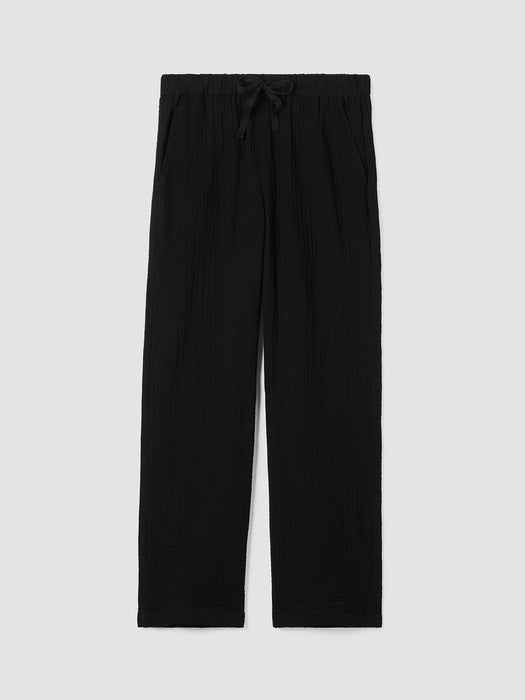 Organic Cotton Lofty Gauze Straight Pant