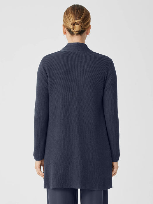 Organic Linen Cotton Airy Tuck Long Cardigan