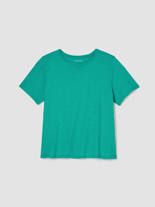 Organic Cotton Slubby Jersey Tee