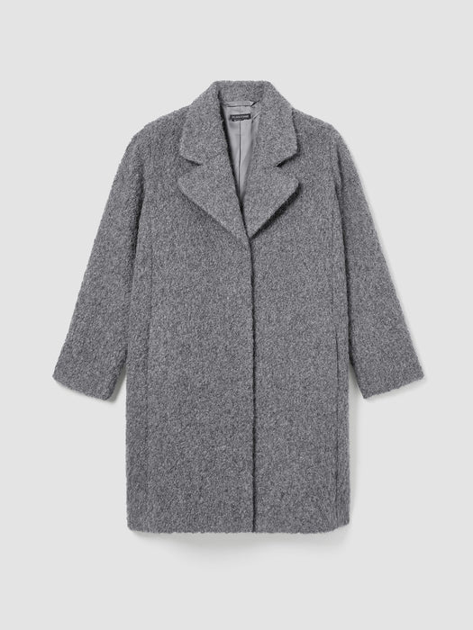 Alpaca Boucle Notch Collar Coat
