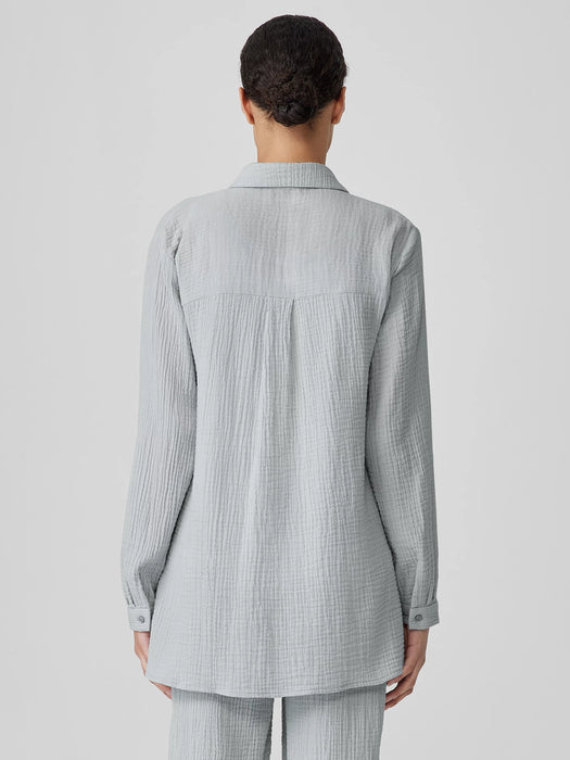 Organic Cotton Lofty Gauze Classic Collar Shirt
