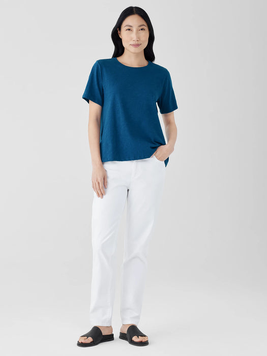 Organic Cotton Slubby Jersey Tee