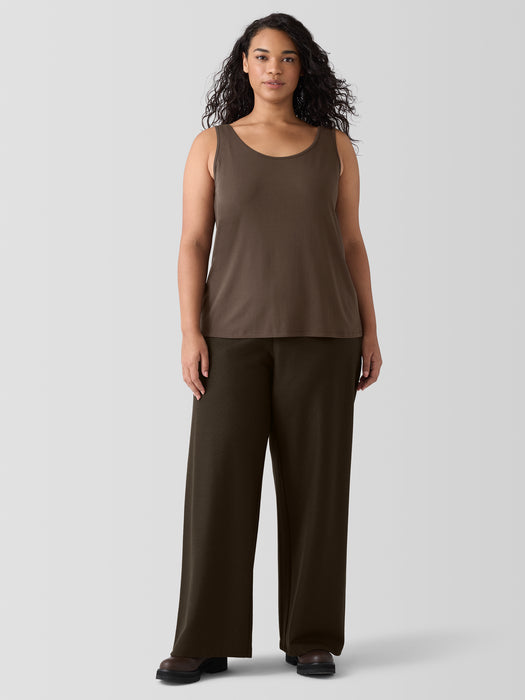 Stretch Silk Jersey&nbsp;Scoop Neck Tank
