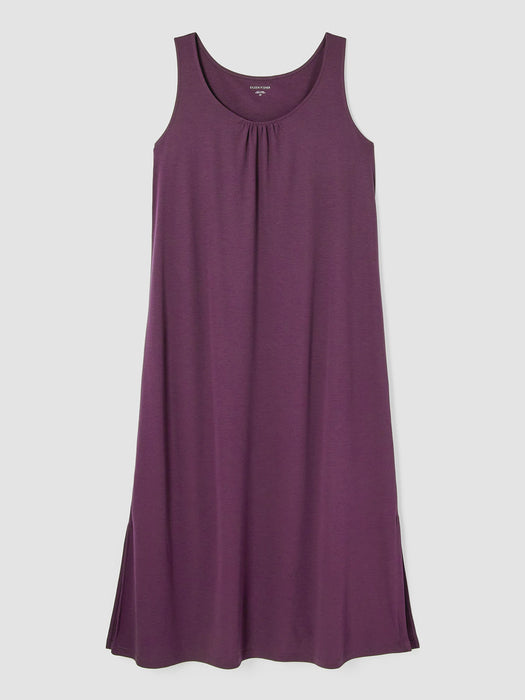 Organic Cotton Interlock Scoop Neck Sleep Dress