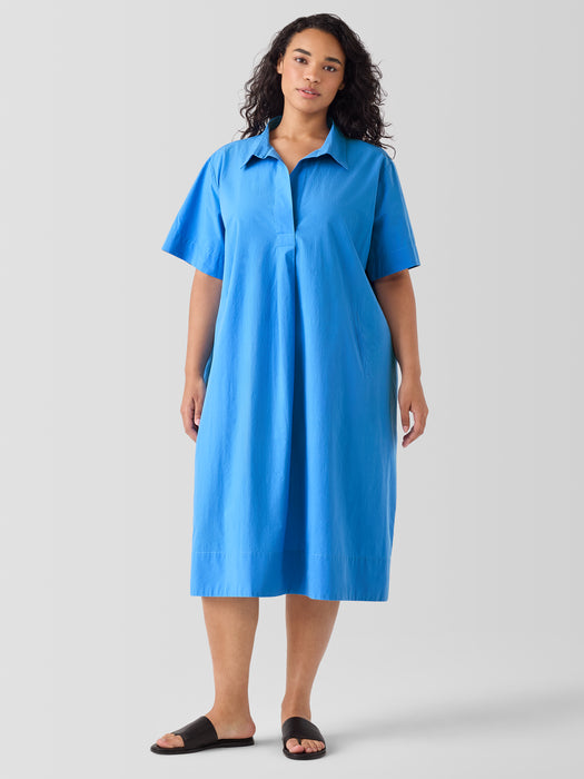 Washed Organic Cotton Poplin&nbsp;Dress