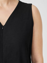 Cotton Blend Ponte Lantern Jumpsuit