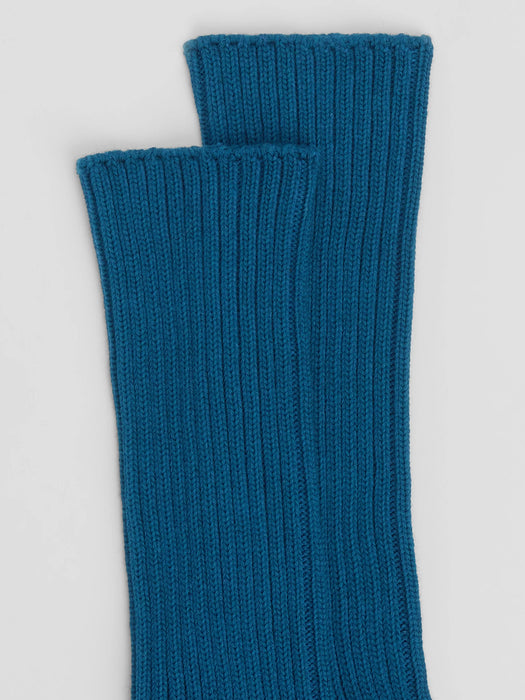 Cotton Ribbed Trouser Sock