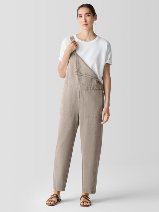 Garment-Dyed Utility Organic Cotton Overalls