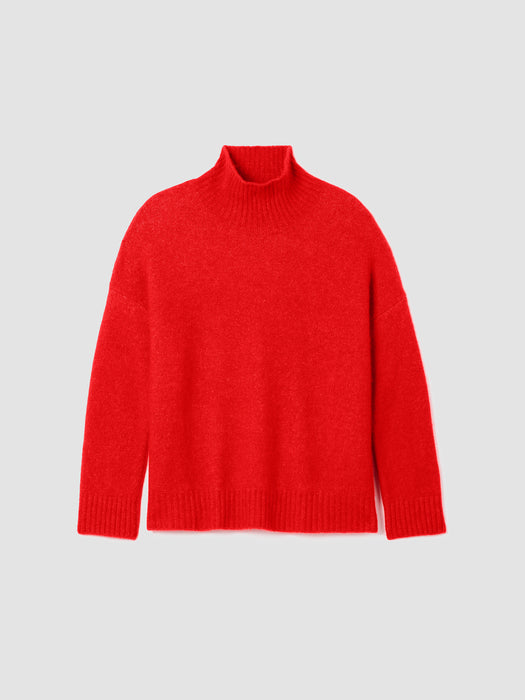 Cashmere Silk Bliss Turtleneck Box-Top
