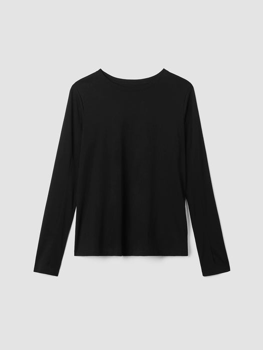Organic Pima Cotton Jersey&nbsp;Long-Sleeve Tee