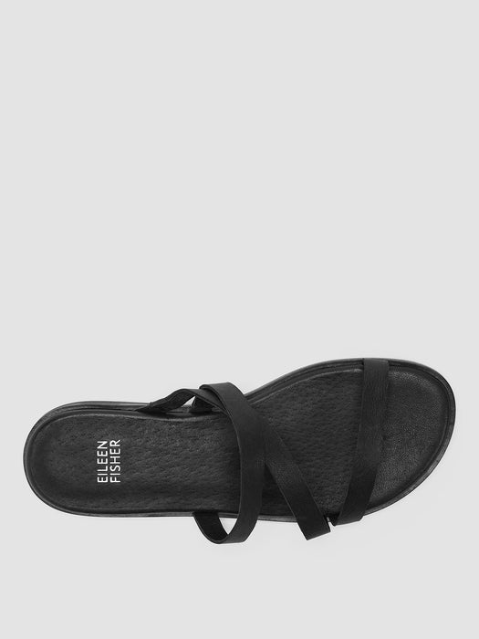 Kira Tumbled Leather Sandal