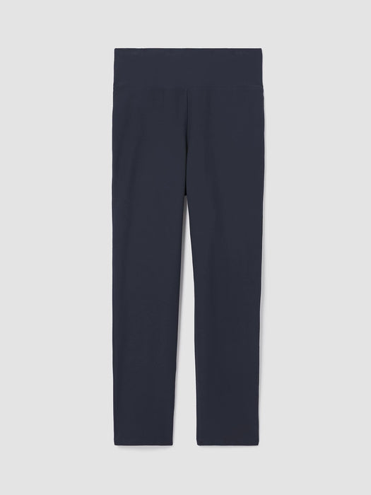 Washable Stretch Crepe High Waisted Pant
