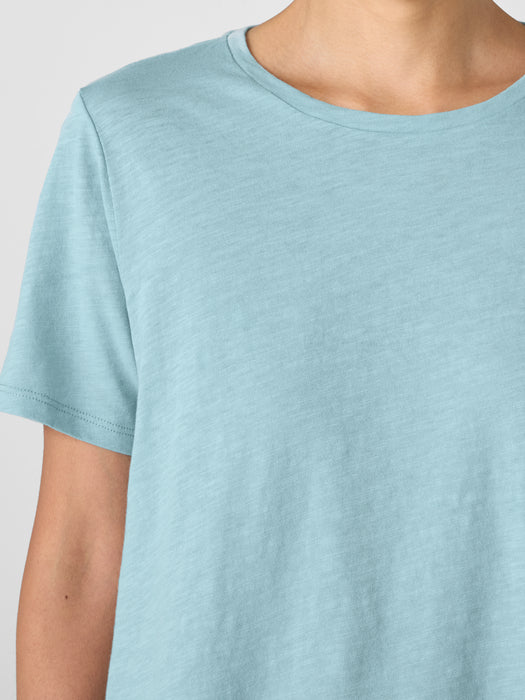Organic Cotton Slubby Jersey Tee