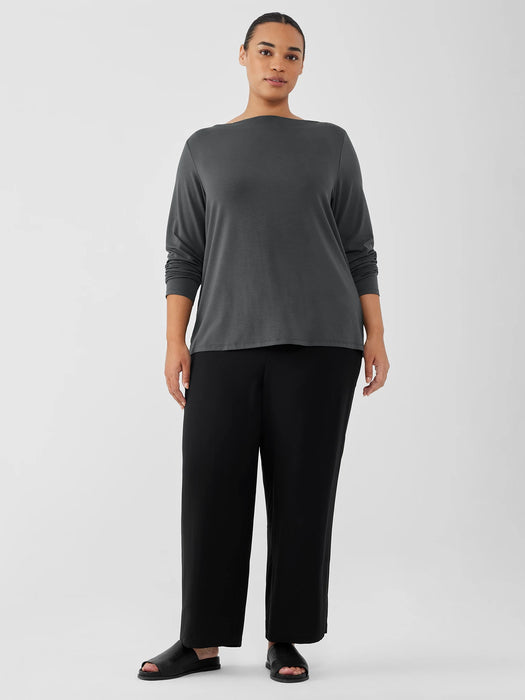 Fine Jersey Cowl Neck Top