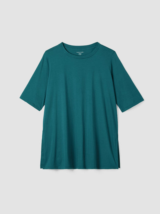 Organic Pima Cotton Jersey Long Tee