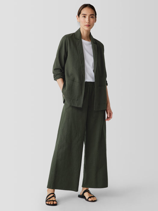 Organic Cotton Ripple Blazer