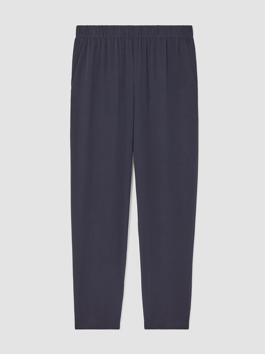 Silk Georgette Crepe Tapered Pant