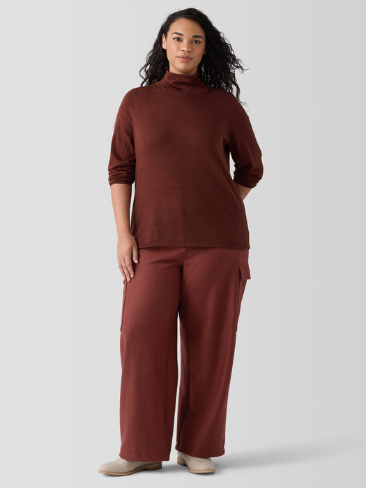 Fine Merino Turtleneck Top in&nbsp;Regenerative Wool