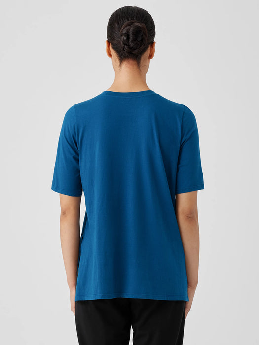 Organic Pima Cotton Jersey Long Tee