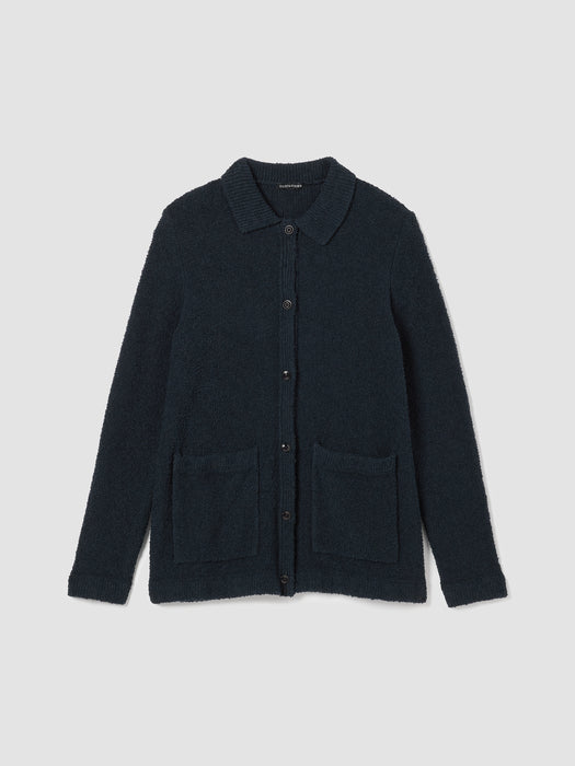 Cotton Fluff Classic Collar Cardigan