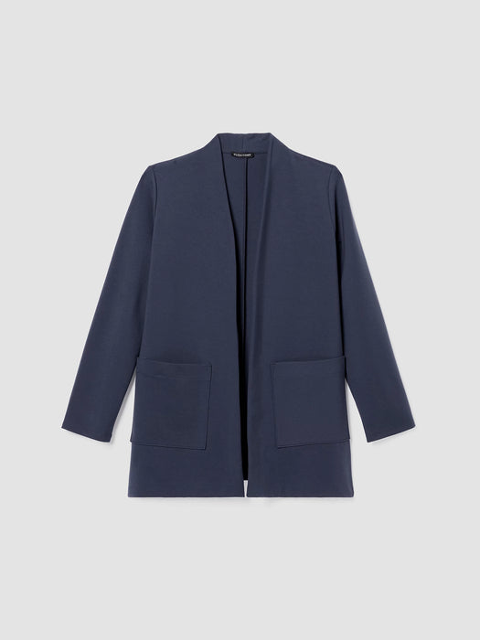 Washable Flex Ponte High Collar Jacket