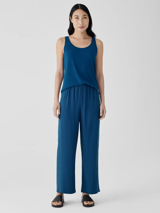 Stretch Silk Jersey&nbsp;Scoop Neck Tank
