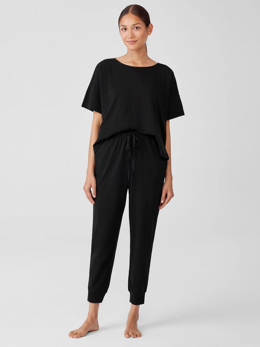 Organic Cotton Interlock&nbsp;Jogger Sleep Pant