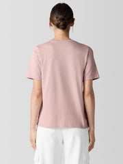 Organic Pima Cotton Jersey&nbsp;Round Neck Tee