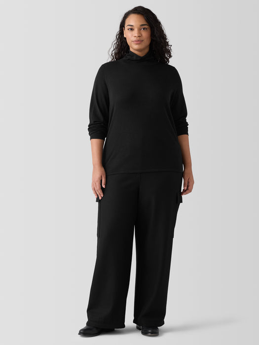 Fine Merino Turtleneck Top in&nbsp;Regenerative Wool