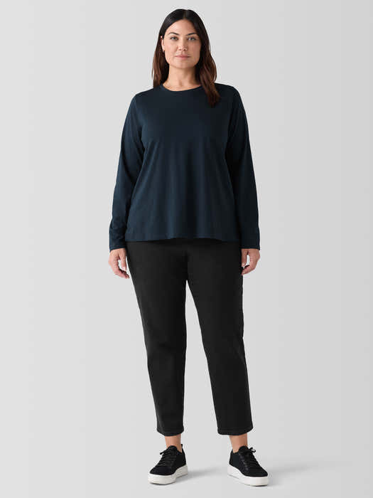 Organic Pima Cotton Jersey Long-Sleeve Tee