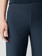 Washable Stretch Crepe Straight Pant