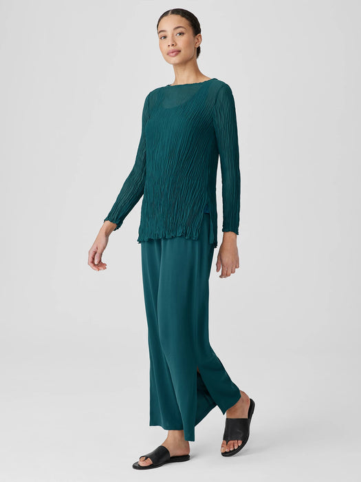 Silk Georgette Crepe Pant with Slits