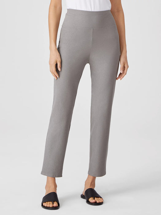 Washable Stretch Crepe High Waisted Pant
