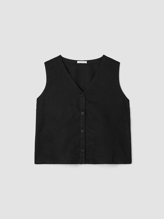 Organic Linen Vest