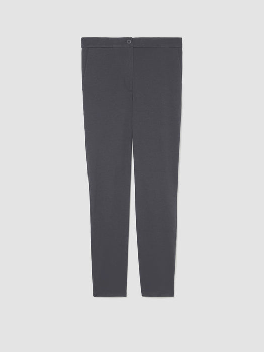 Cotton Ponte Slim Pant