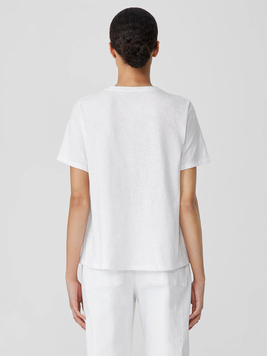 Organic Cotton Slubby Jersey Tee