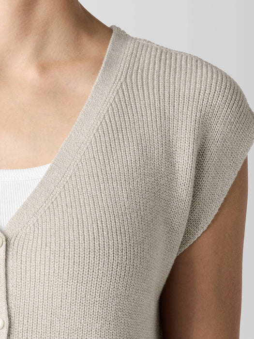 Peruvian Organic Cotton Crepe Vest