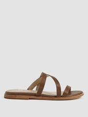 Kira Tumbled Leather Sandal