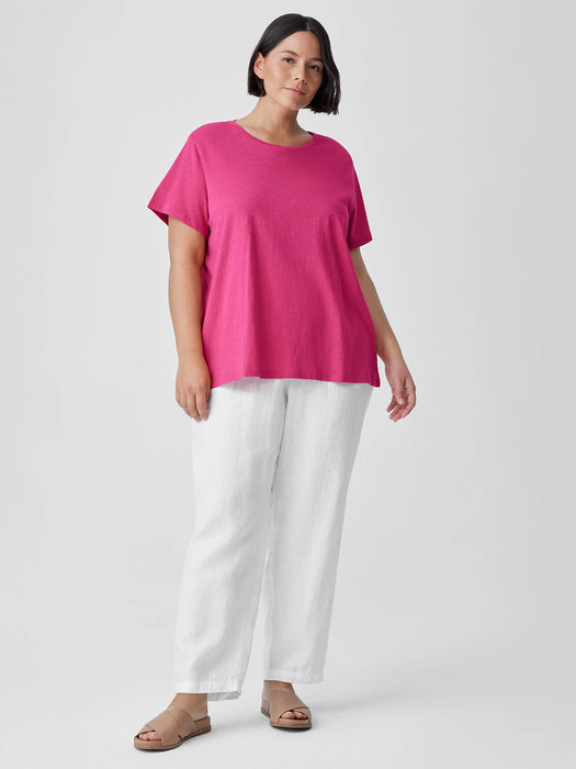 Organic Cotton Slubby Jersey Tee