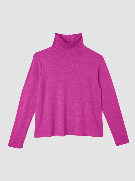 Italian Cashmere Turtleneck Top