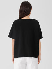 Organic Cotton Slub Crew Neck Tee