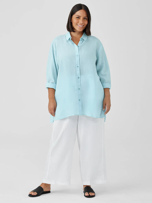 Organic Handkerchief Linen Classic Collar Shirt