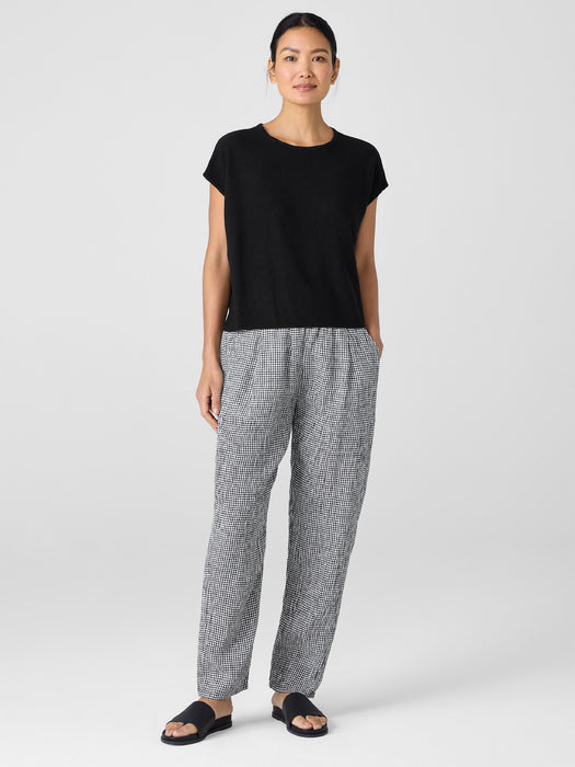 Organic Linen Cotton Square Top