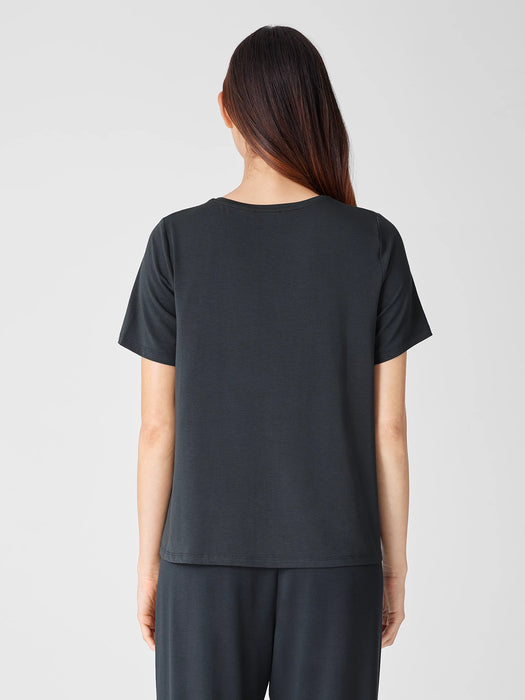Fine Jersey Crew Neck Tee