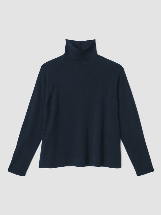 Italian Cashmere Turtleneck Top