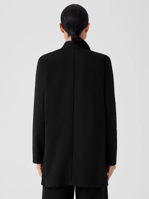 Washable Flex Ponte High Collar Jacket